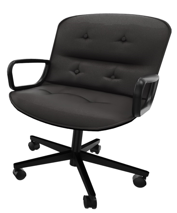 Pollock Executive chaise pivotante avec accoudoirs Knoll International 