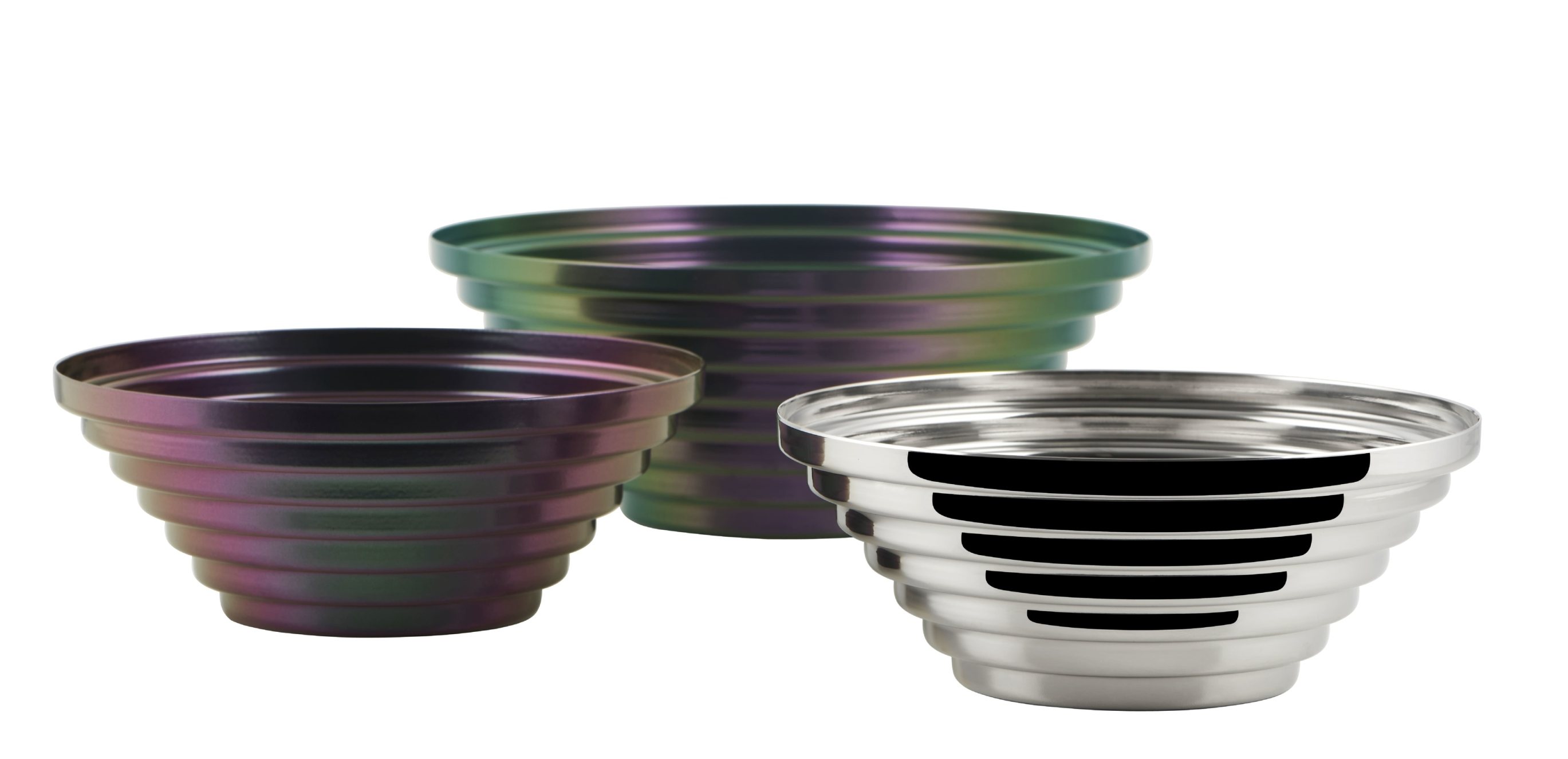 Maya bol rond Ø 25 cm Greenpurple 7320/25GRP Alessi  