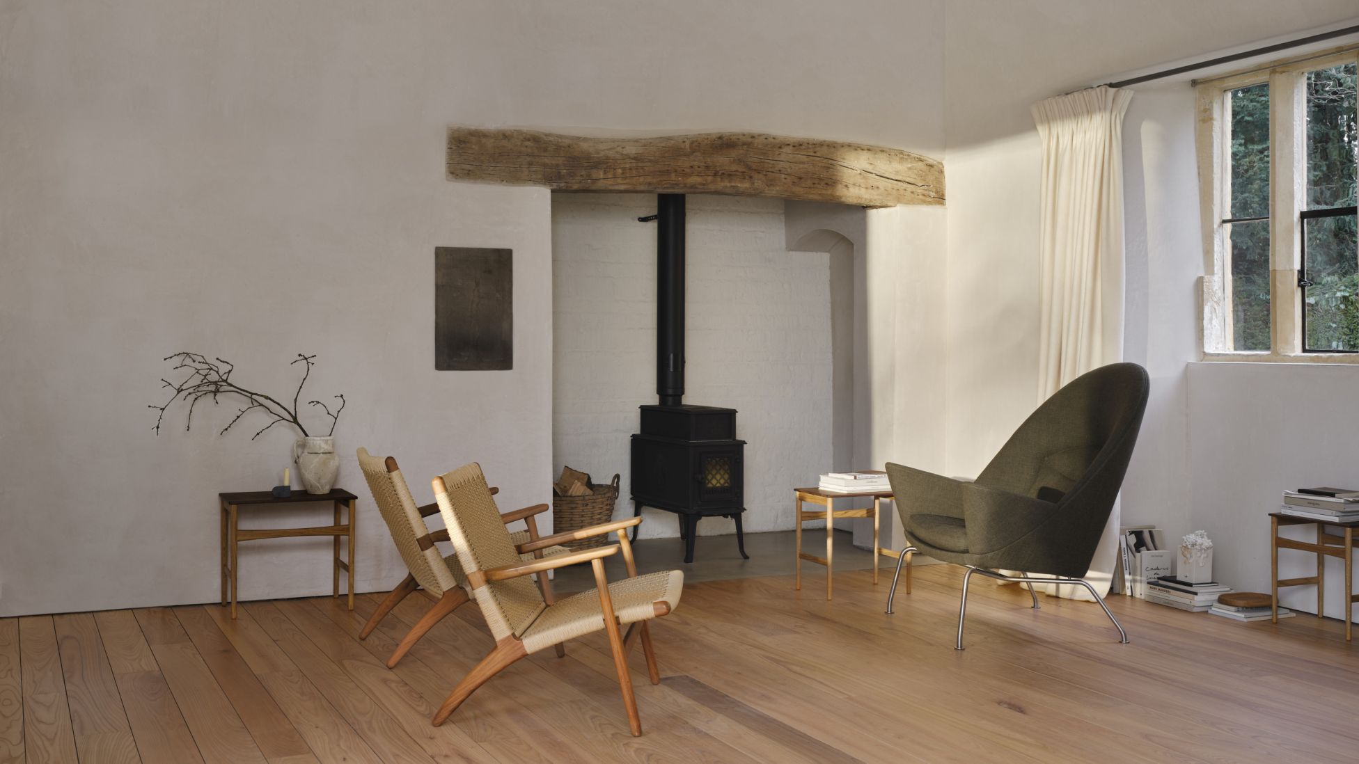 CH004 Nesting Tables tables d'appoint set de 3 Carl Hansen & Søn 