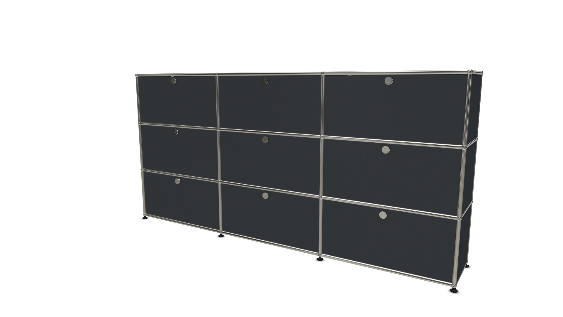 USM Haller Highboard breite Version anthrazit