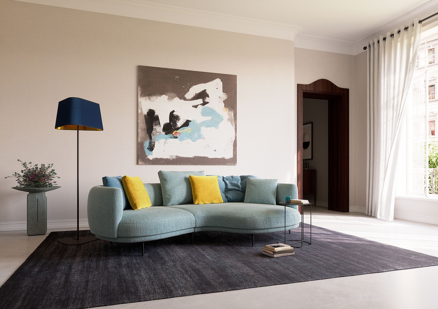 Oki Saddle Table d'appoint ronde Walter Knoll