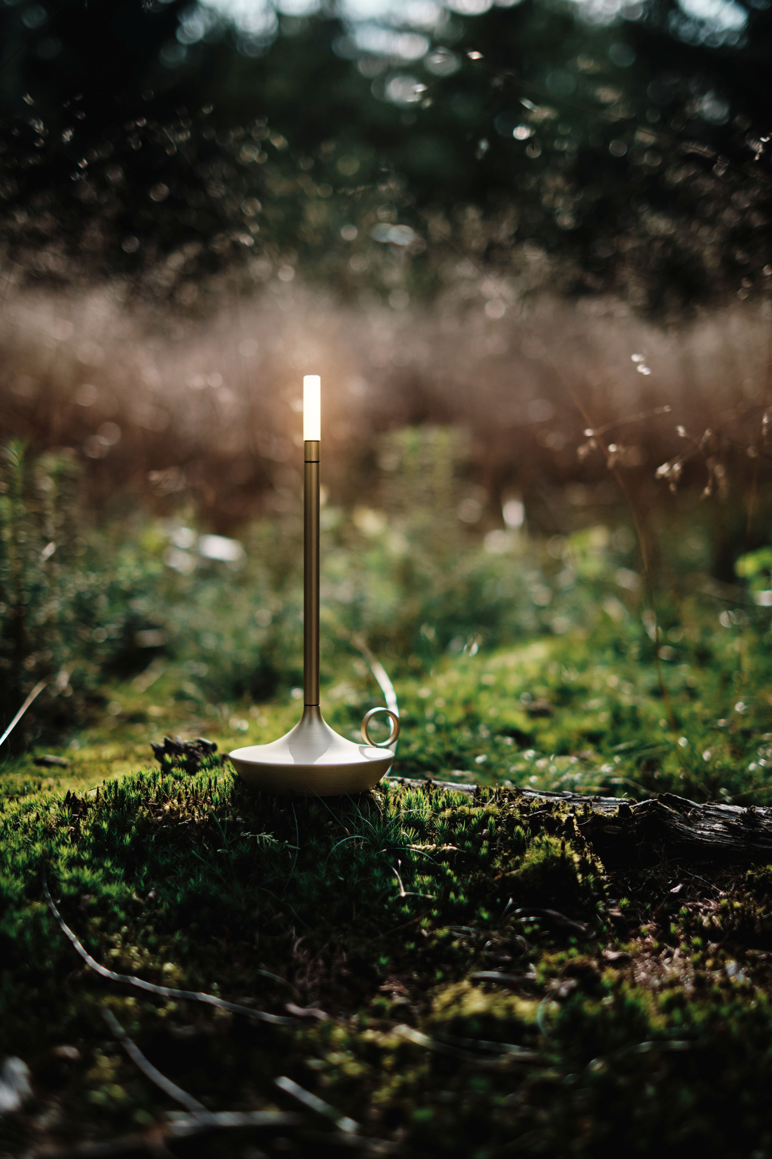 Wick Portable Lampe de batterie / Lampe de table avec USB Graypants