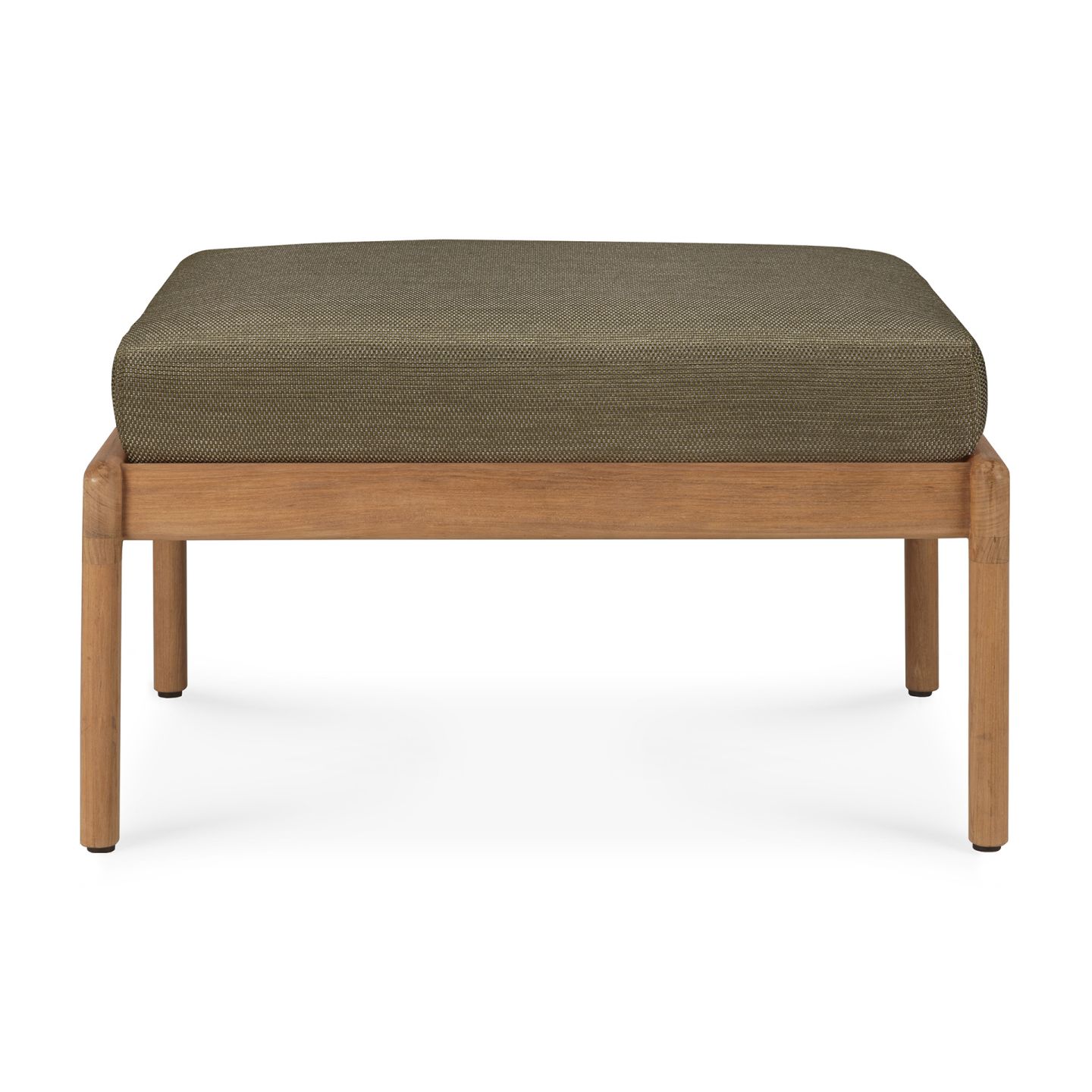 Tabouret d'extérieur rembourré Jack, tissu vert teck Ethnicraft