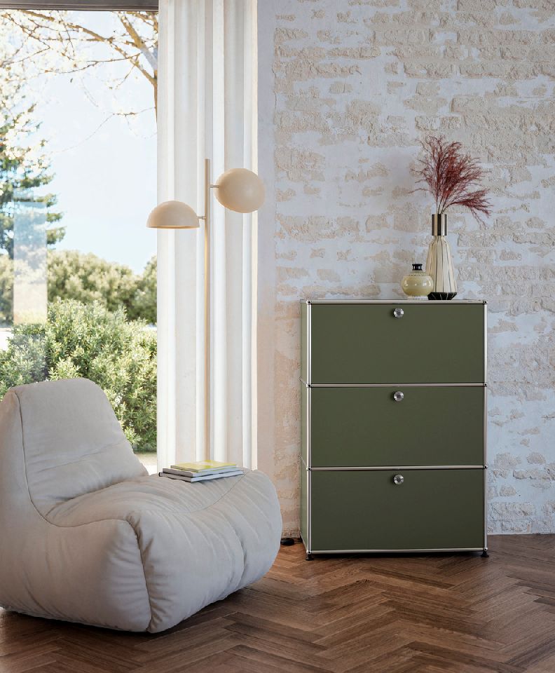 USM Haller Highboard 3 Tiroirs