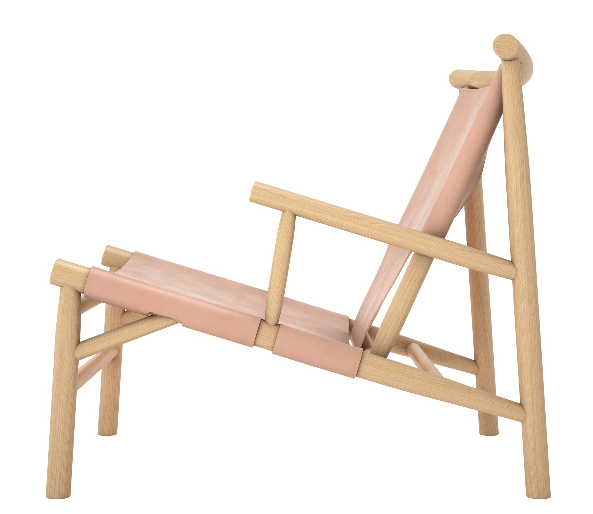 Samurai Chair Fauteuil Nor11 Harness Cuir Naturel
