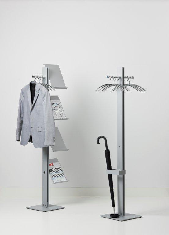 Standfree B porte-mateau avec rangement de brochures