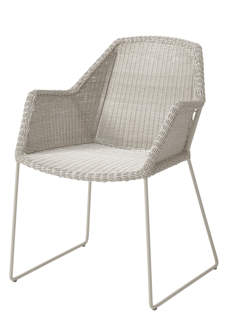 Breeze Outdoor chaise à piétement traîneau Cane-Line Sable