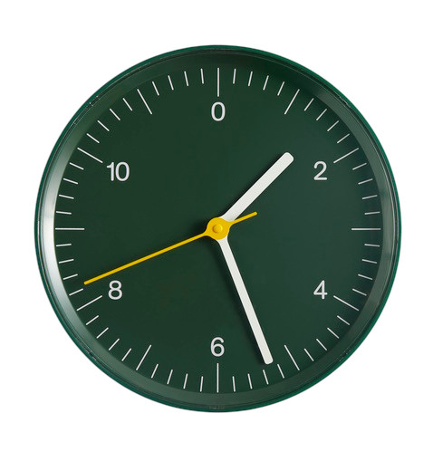 Wall Clock Horloge murale VERT Hay OFFRE SPECIALE
