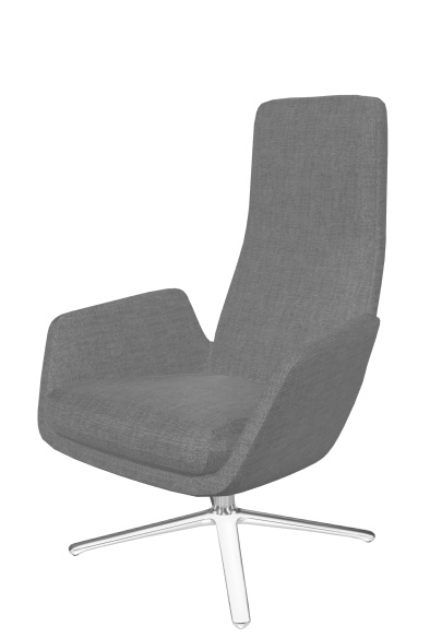 Fauteuil pivotant Cordia dossier haut Cor 