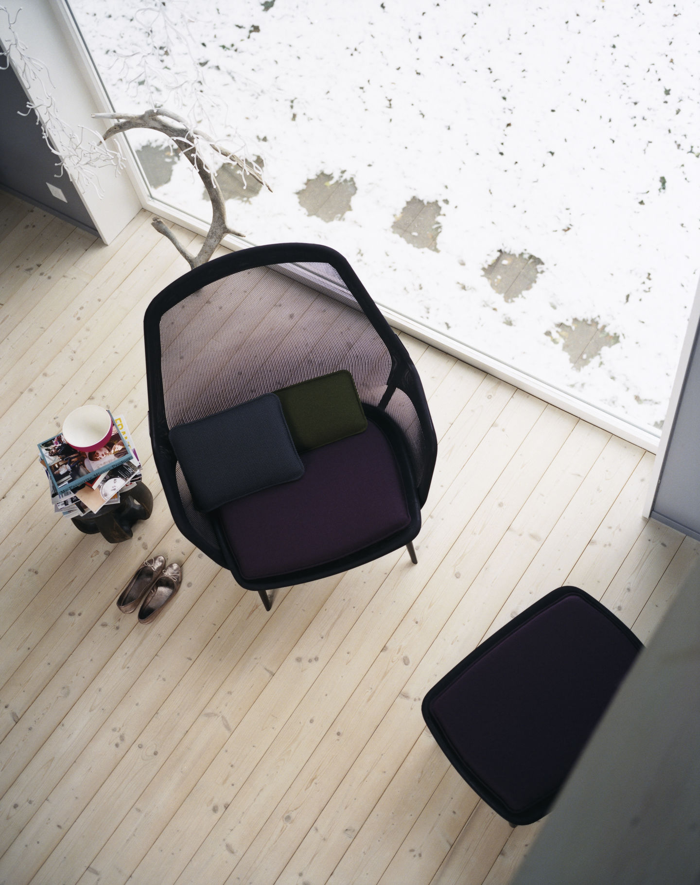 Slow Chair &amp; Ottoman Fauteuil Vitra