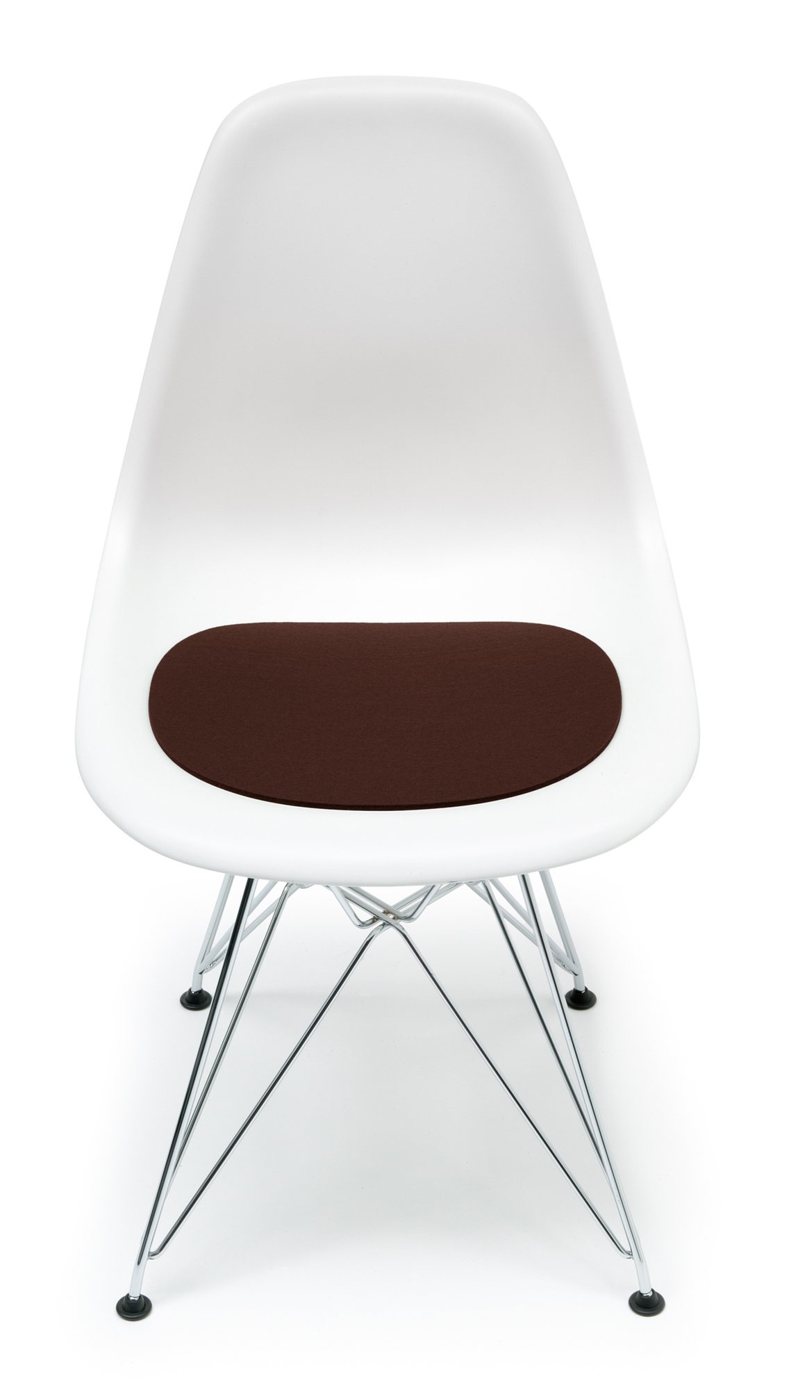 Coussin de siège-Feutre Eames Plastic Side Chairs DSR / DSW chocolat Hey Sign