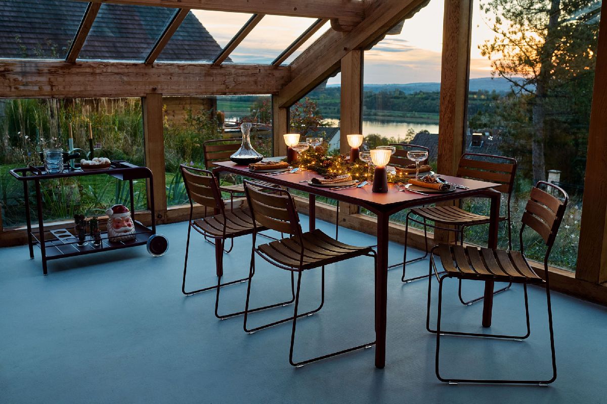 Calvi Table Table de salle à manger d'intérieur 160x80 cm Fermob