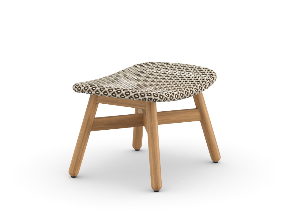 Mbrace Tabouret avec revêtement Dedon