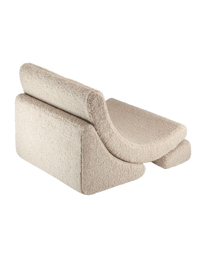 Lune Fauteuil pour enfants Tissu Teddy Wigiwama