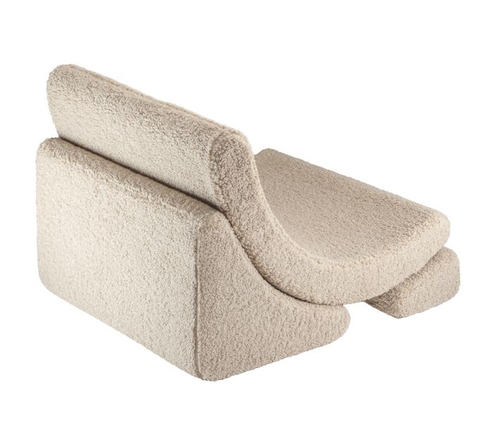 Lune Fauteuil pour enfants Tissu Teddy Wigiwama