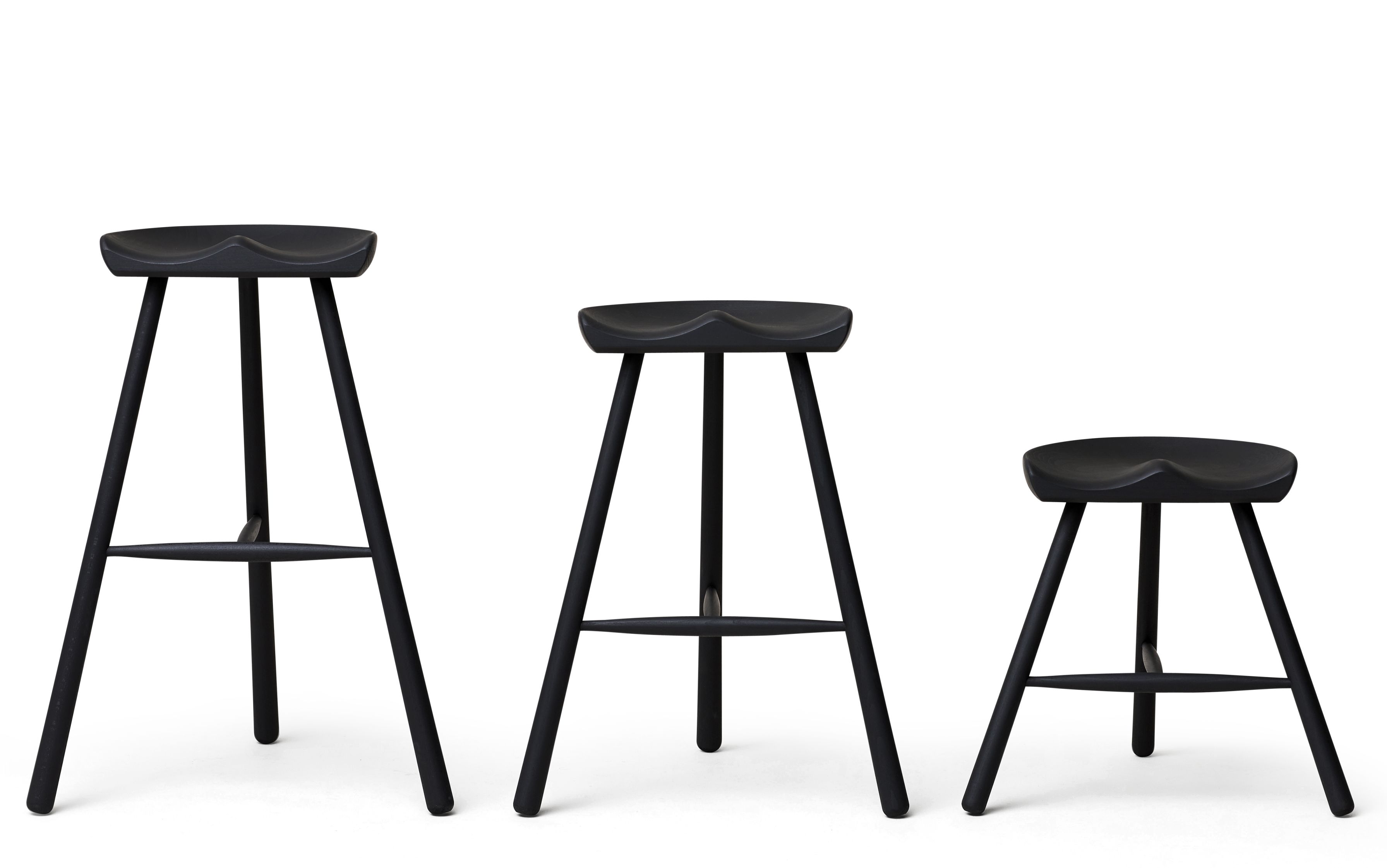 Shoemaker Chair™ No. 49 hêtre teinté noir Form & Refine