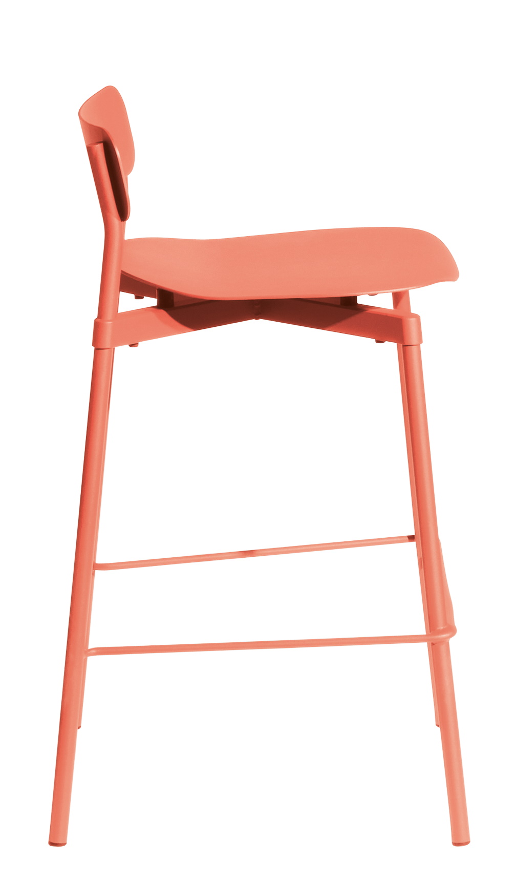 Fromme Barstool Tabouret de bar H 65 cm Petite Friture Corail Fromme Barstool Tabouret de bar H 65 cm Petite Friture Corail