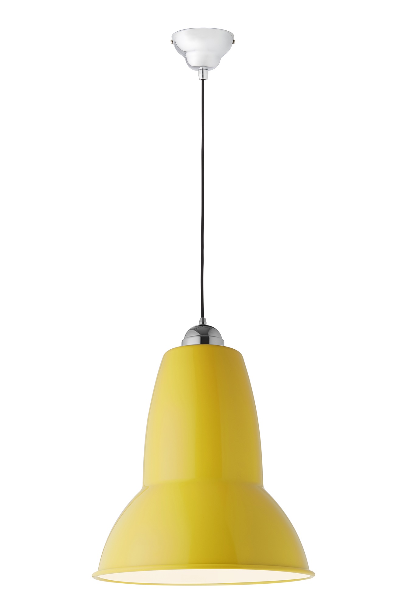 zitronengelb glänzend / Kabel schwarz