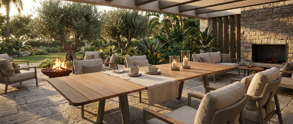 Panigiri Table Table à manger Outdoor Extremis