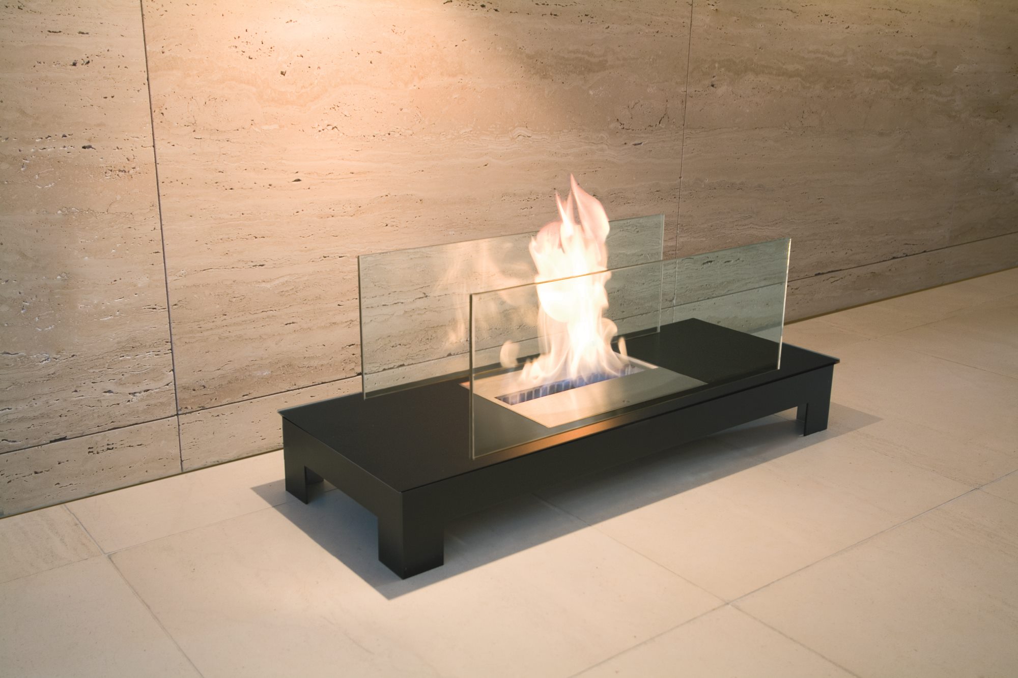 Floor Flame Cheminée Éthanol Radius