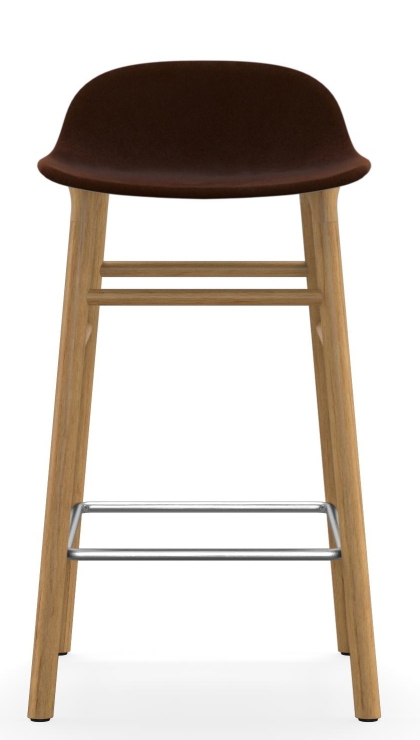 Form Barstool tabouret de bar H 65 cm Chêne Rembourré Normann Copenhagen