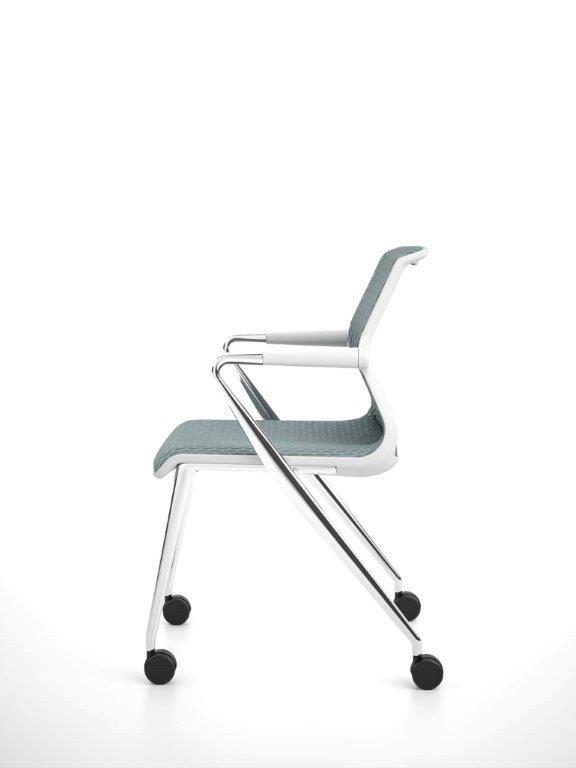 Unix Chair Chaise quatre jambes avec Rouler Vitra