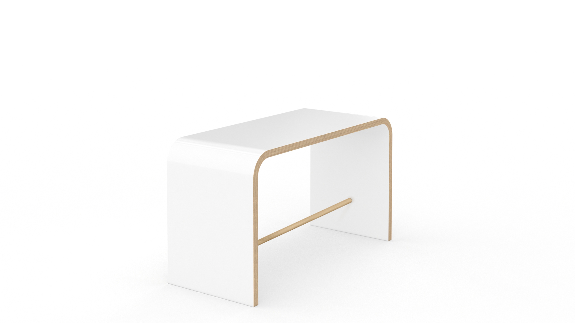 Sit tabouret blanc Tojo