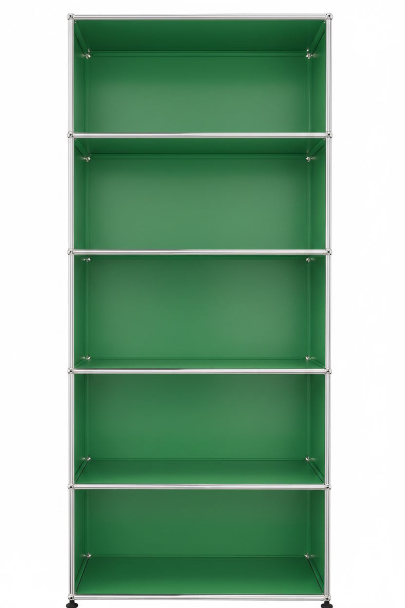 Étagère ouverte USM Haller H 179 cm Verte