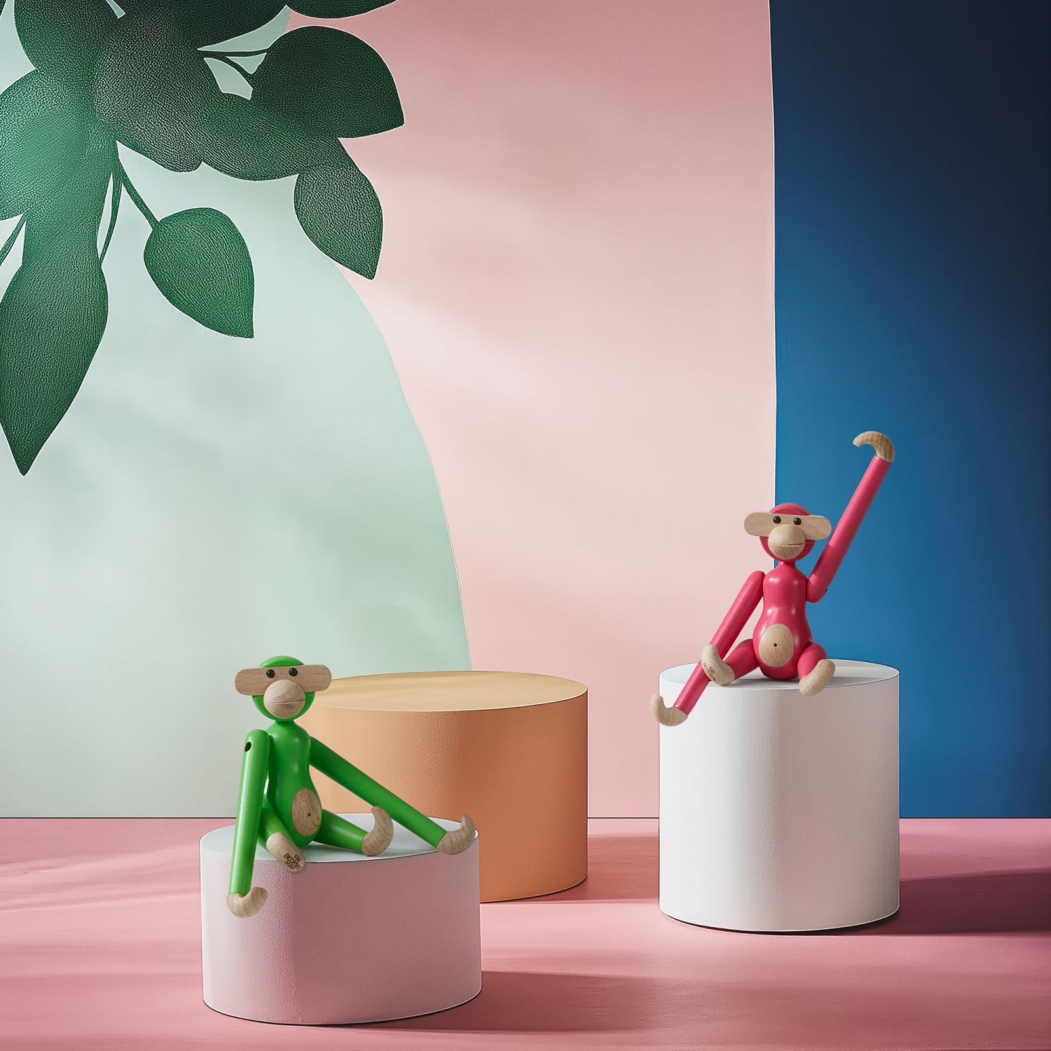 Singe mini coloré Kay Bojesen Rose