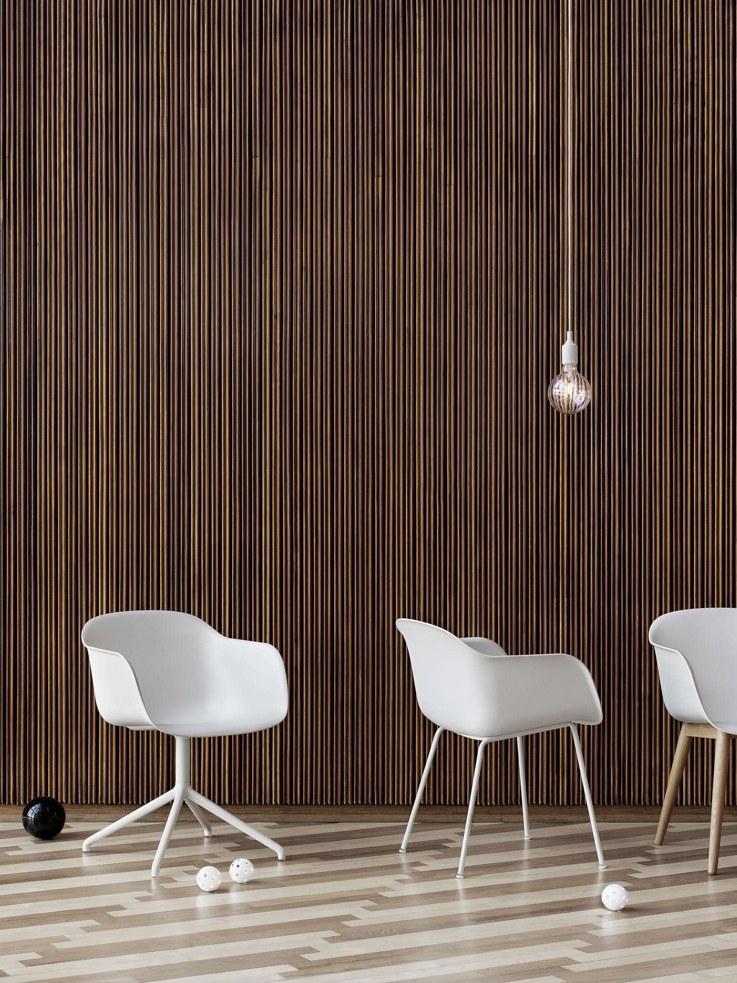 Fiber Armchair Tube Base Chaise Muuto