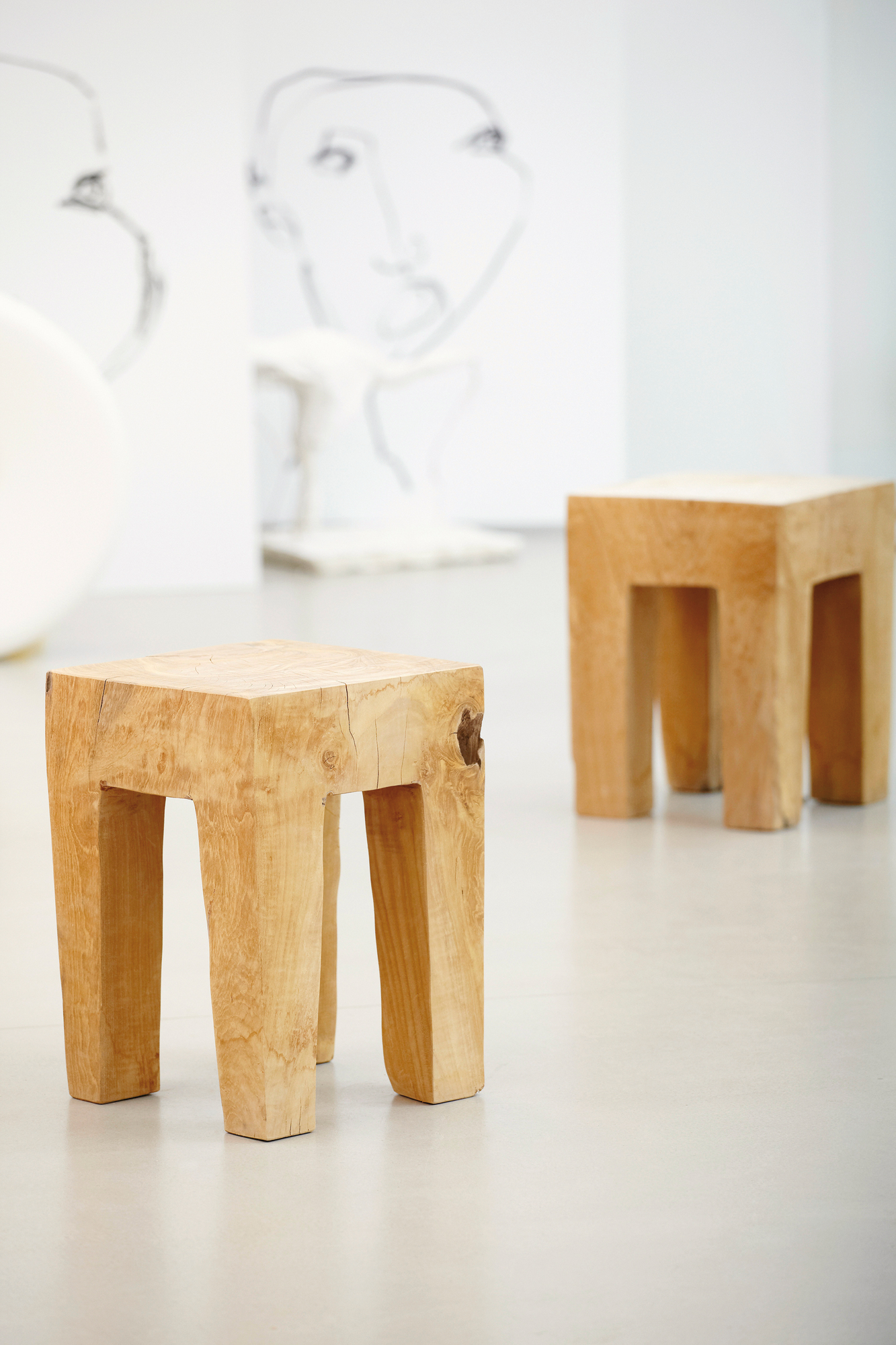 Java Tabouret Carré Jan Kurtz
