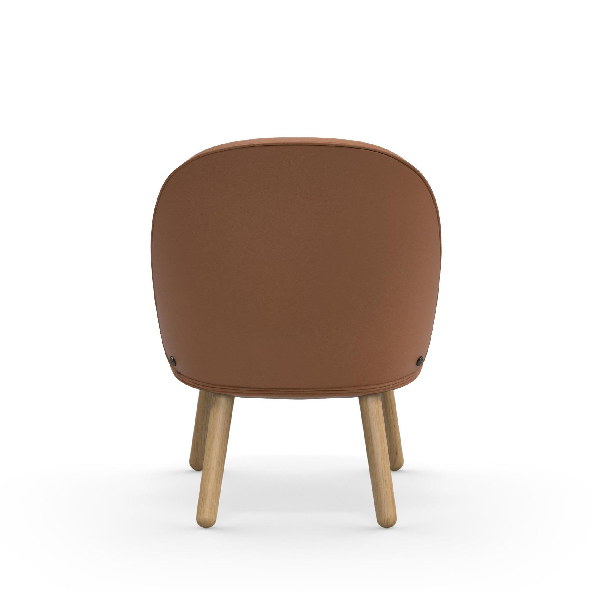 Chaise Ace Lounge chêne Normann Copenhagen Ultraleather