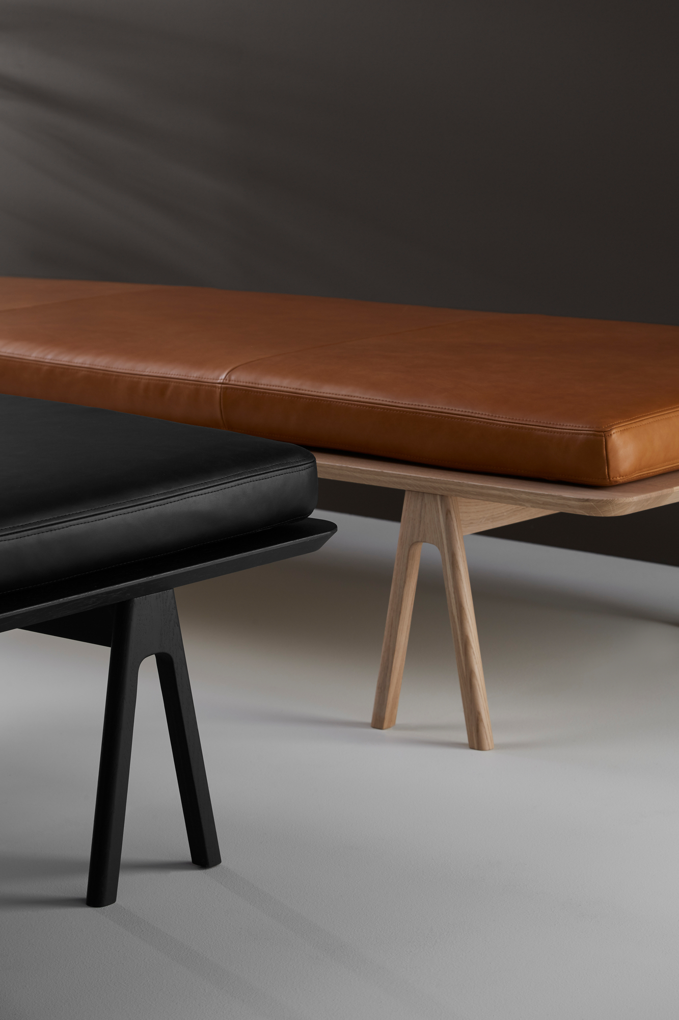 Level Daybed Fainéant Blanc/Noir Woud