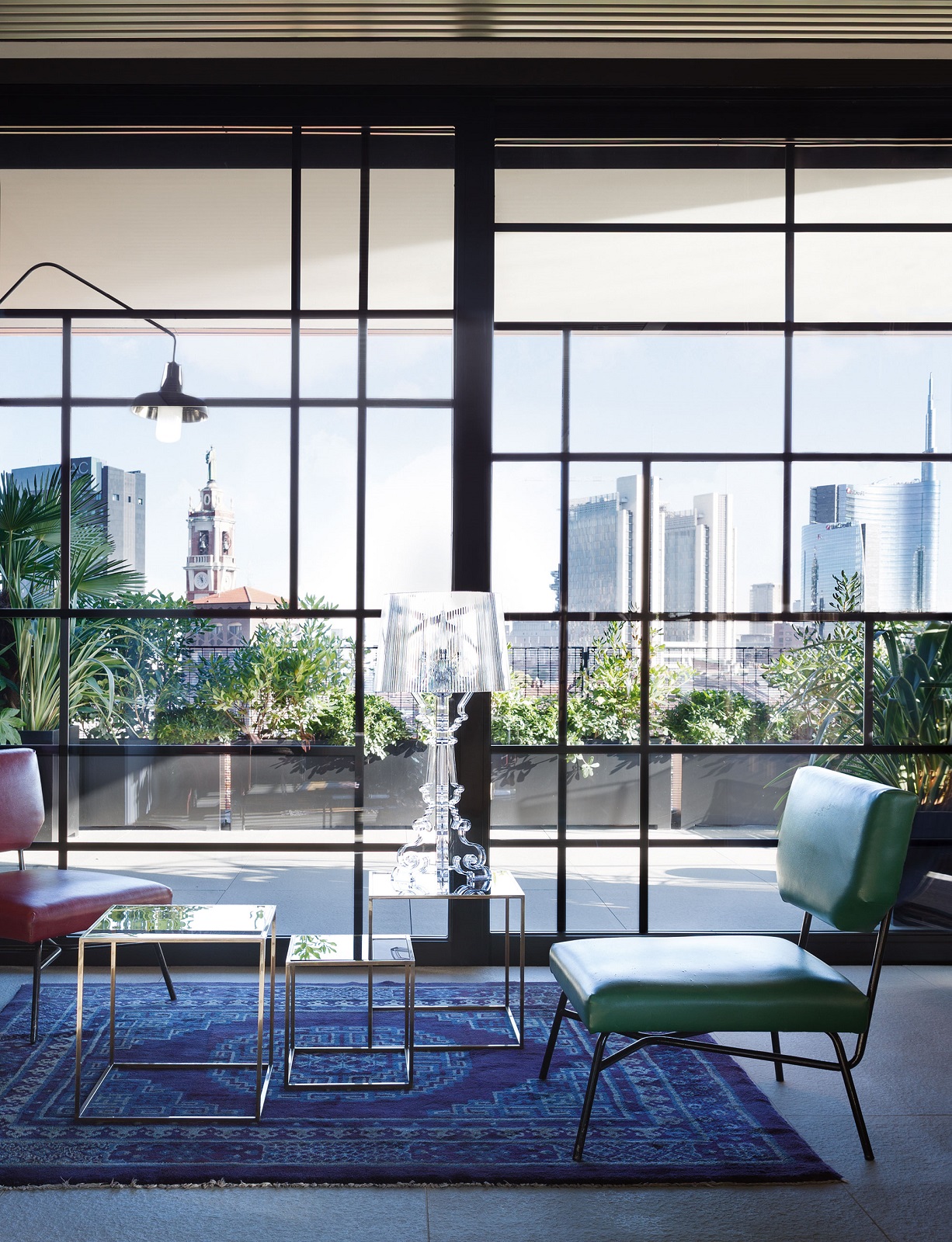 Bourgie Lampe de Table Cristal clair Dimmable Kartell