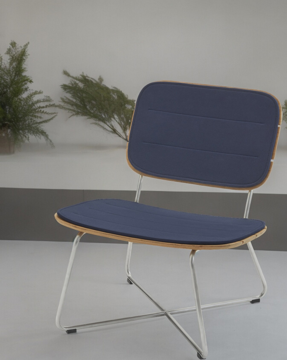 Lilium Lounge Chair chaise coussin d'assise Cushion Outdoor Skagerak by Fritz Hansen