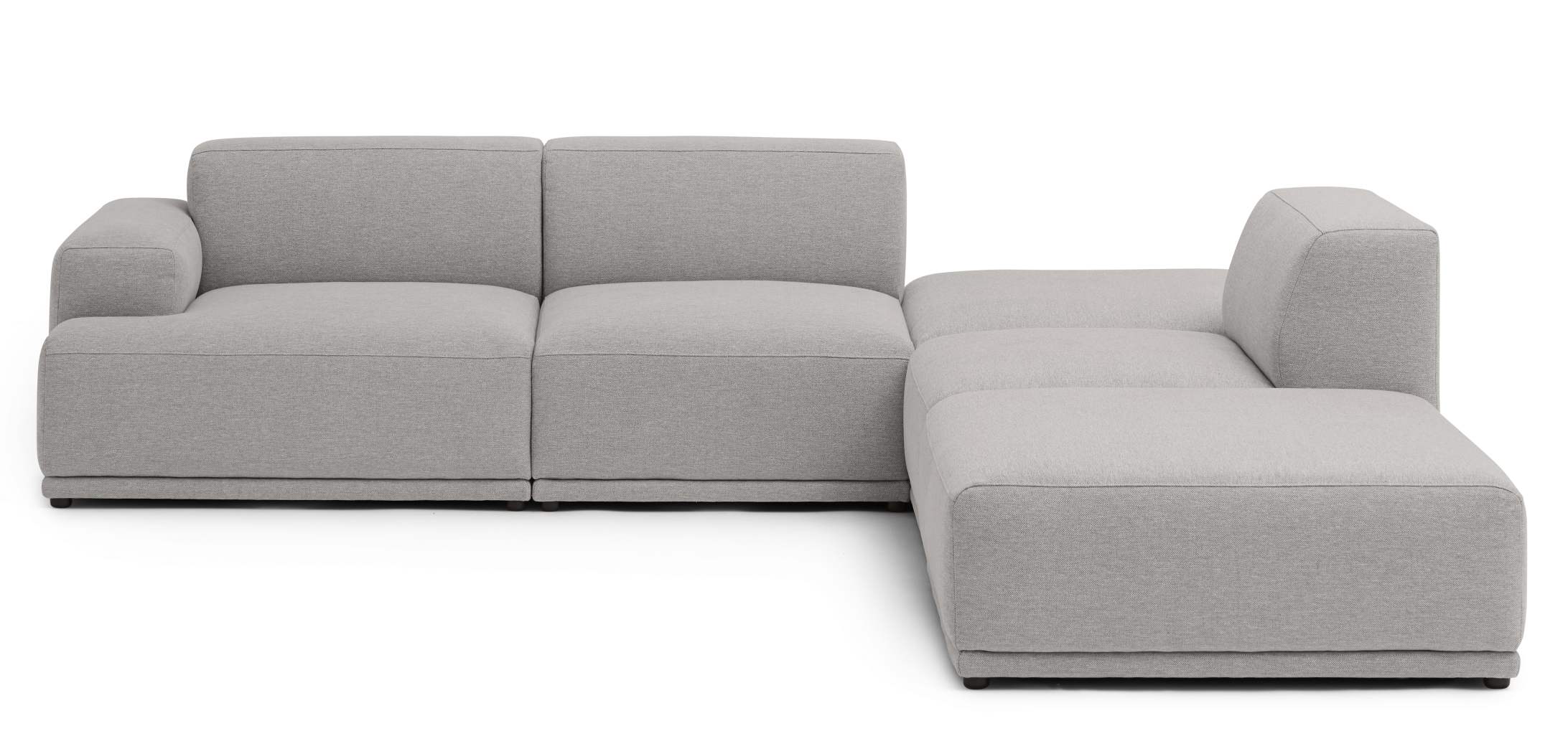 Connect Soft Modular Canapé d'angle Clay 12 Configuration 3 Muuto