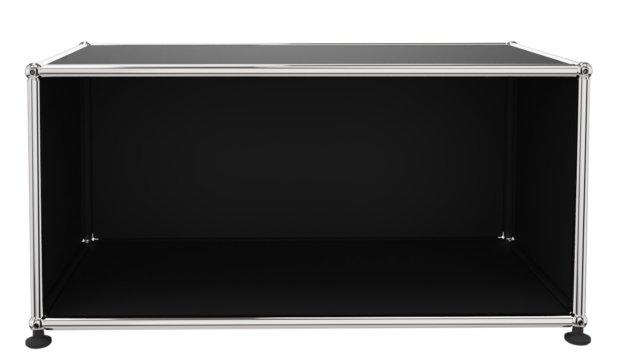 USM Haller Lowboard Ouvert Noir graphite - FAST DELIVERY