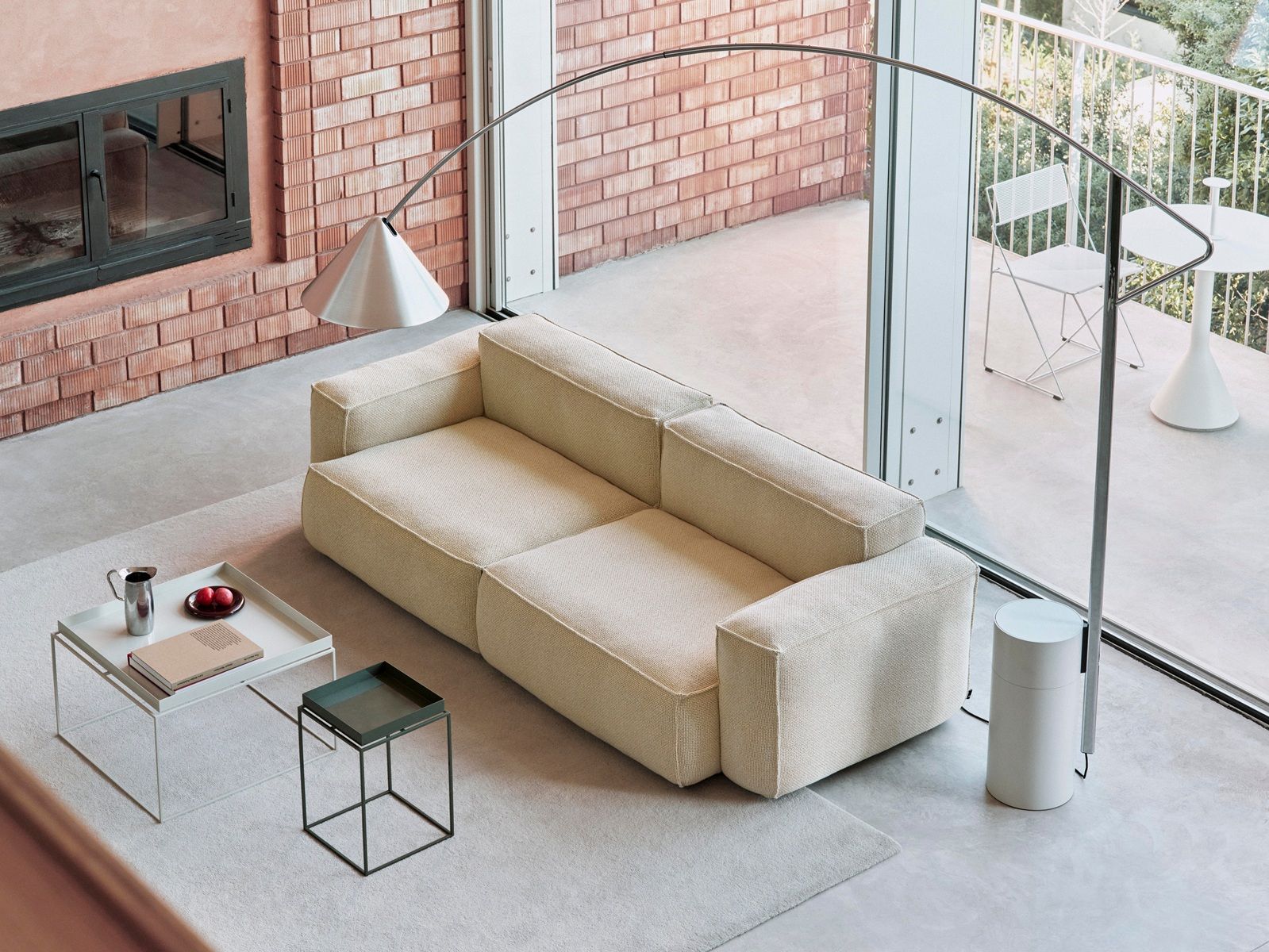 Mags S9301 Lounge Right Backrest Module avec housse amovible Hay