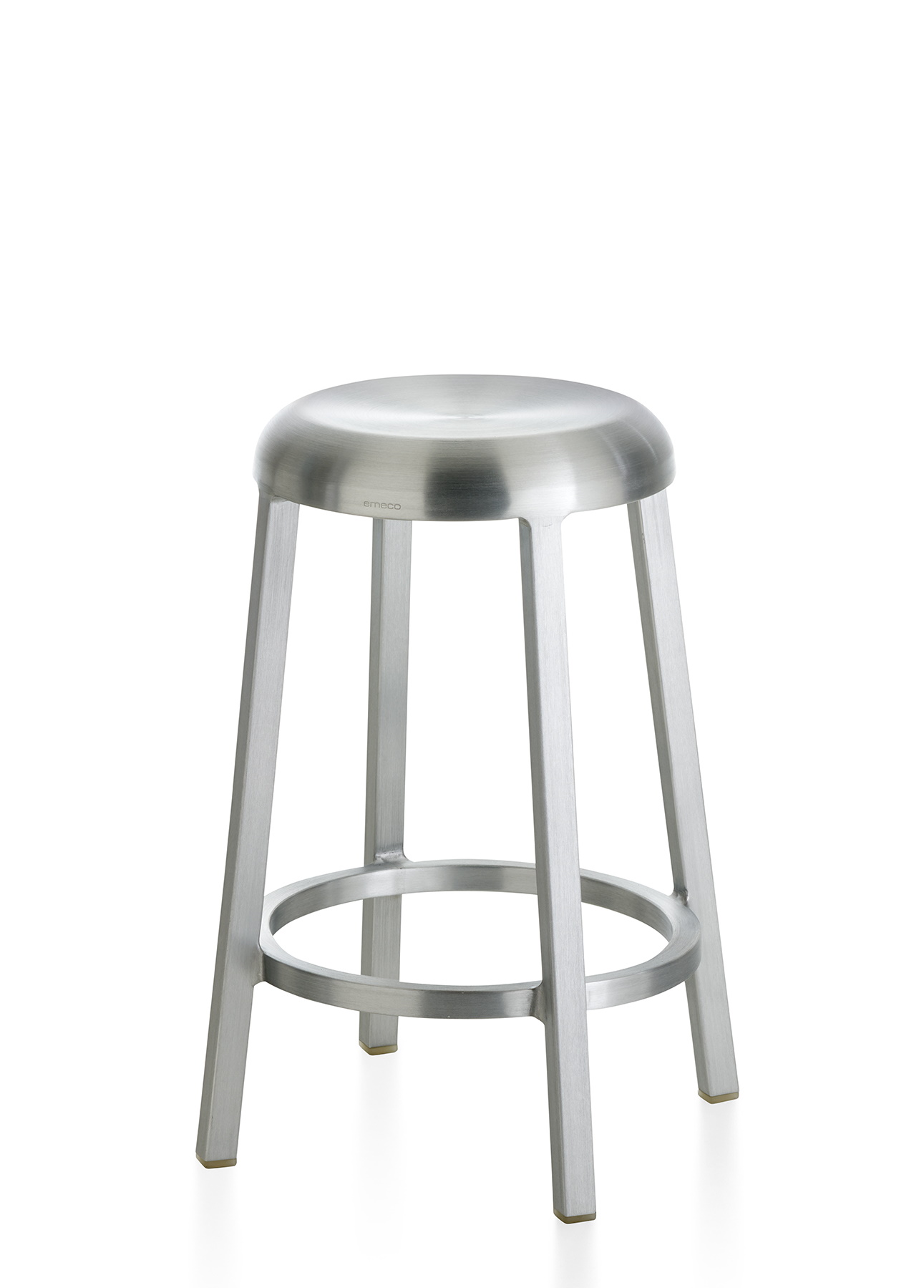 ZA Counter Stool Tabouret Aluminium brossé Emeco