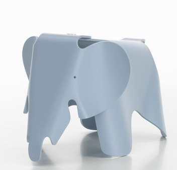Eames Elephant Small petit RE Vitra bleu ciel