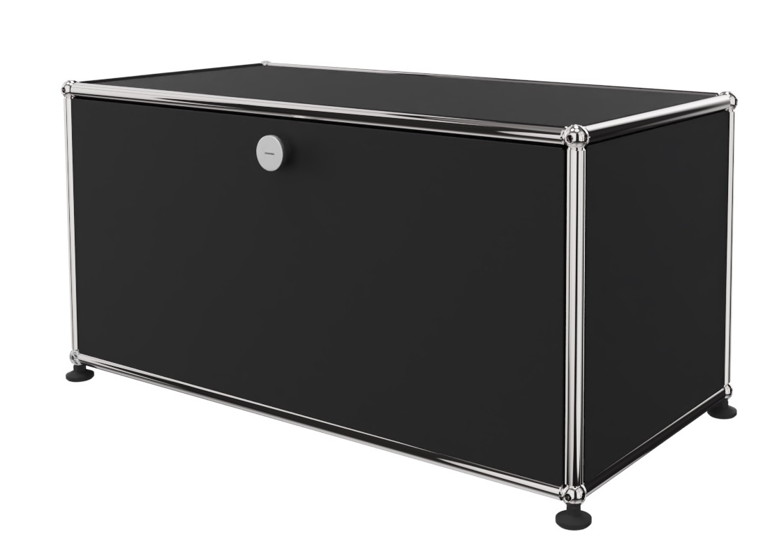 USM Haller Lowboard 1 Clapet Noir graphite - FAST DELIVERY