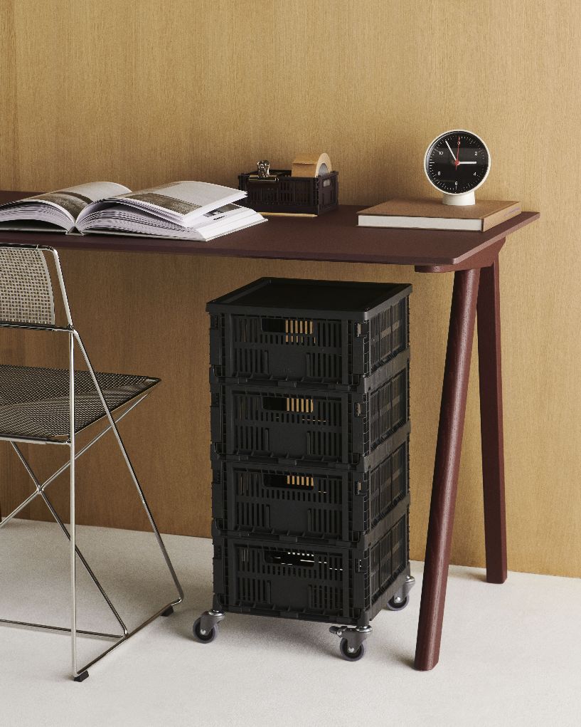 Horloge de table/horloge murale double fonction Rouge Hay