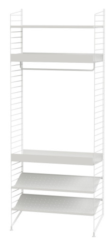 Système de rayonnage au sol de la chambre à coucher à cordes D String Furniture