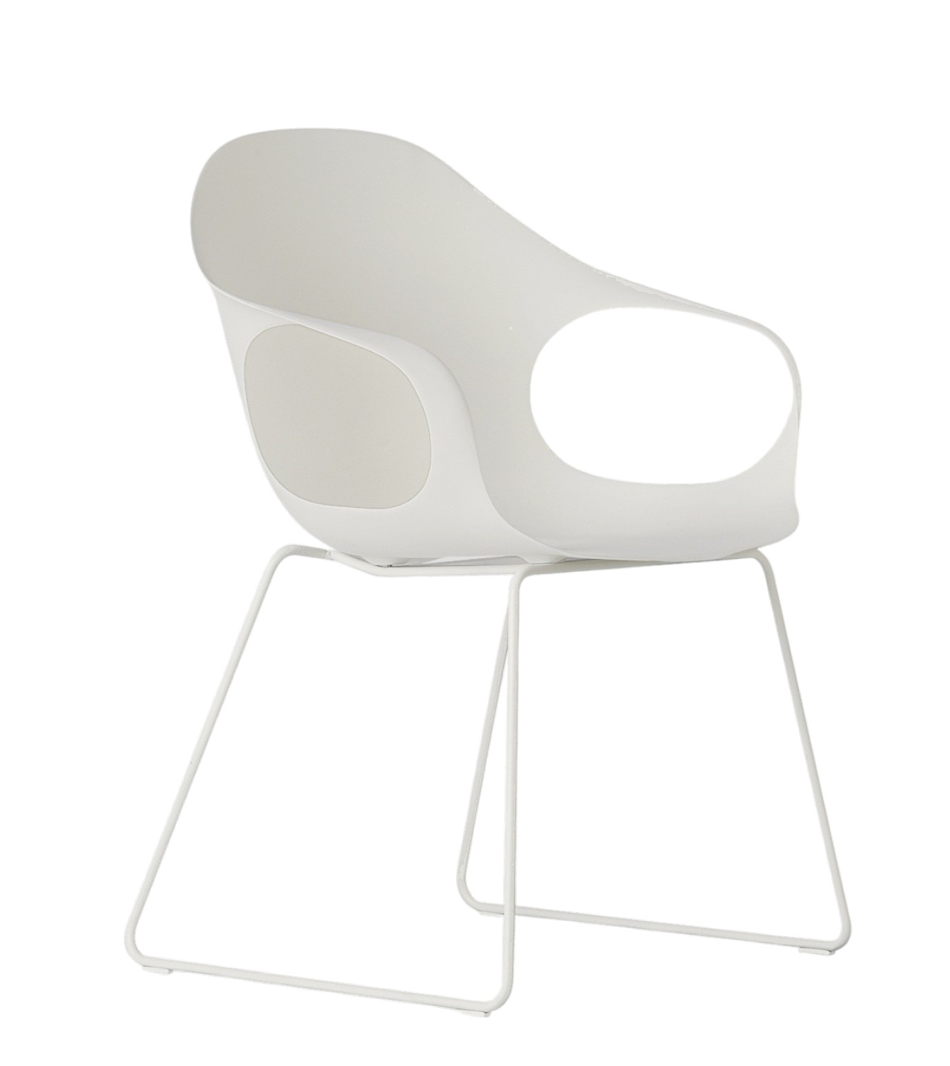 Elephant Chair Chaise piètement traîneau Kristalia