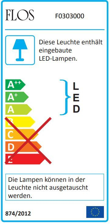 Arco LED Lampadaire Flos