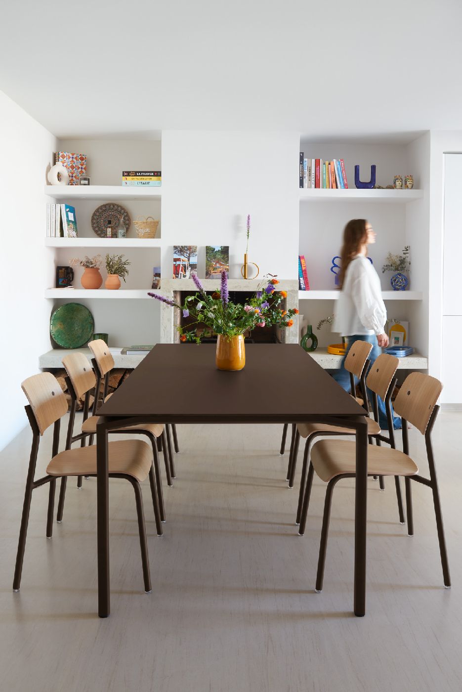 Studie Chair Chaise en chêne d'intérieur Fermob