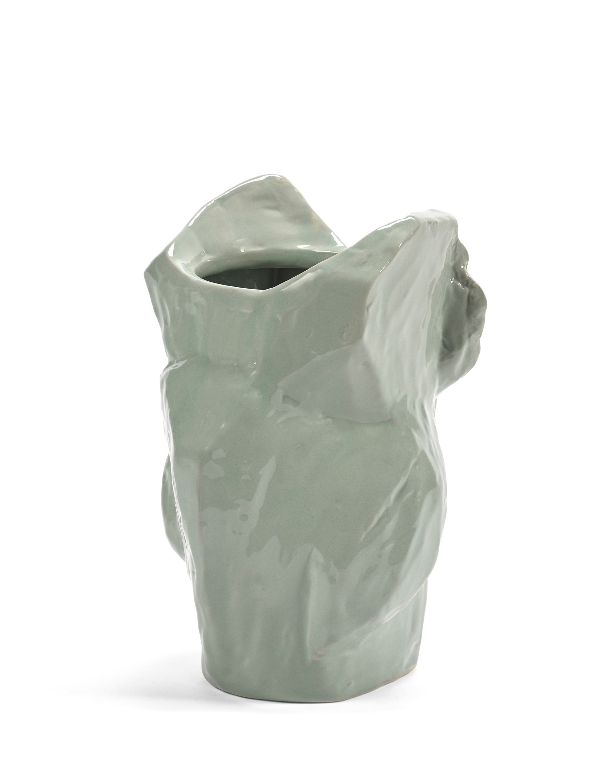 Vase hibou S Serax Bleu clair