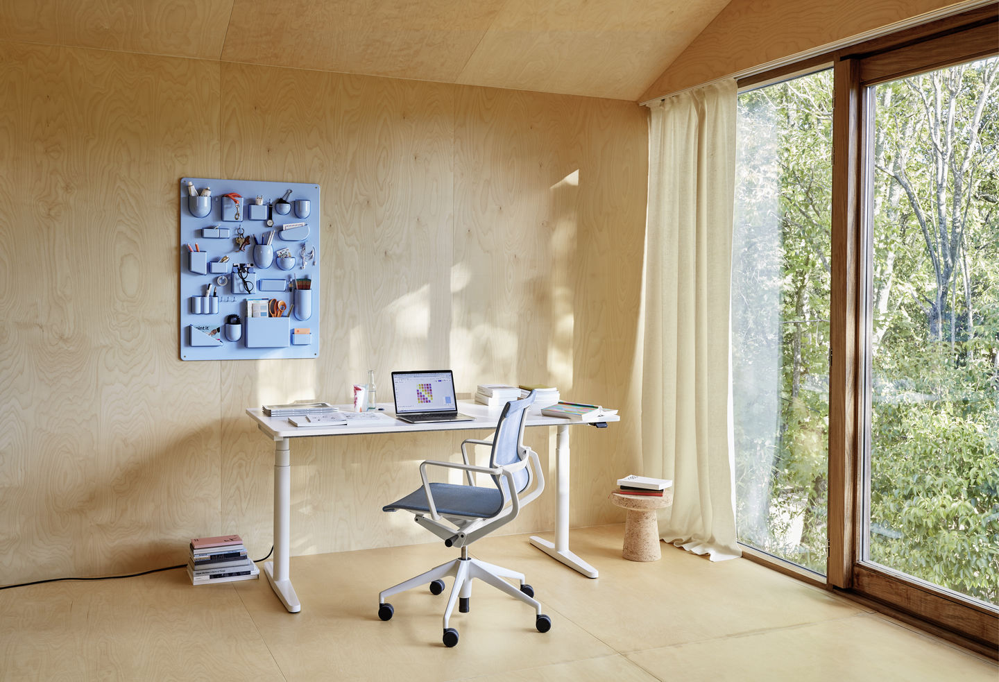 Tyde 2 table debout/assise bureau Home Desk bureau Vitra