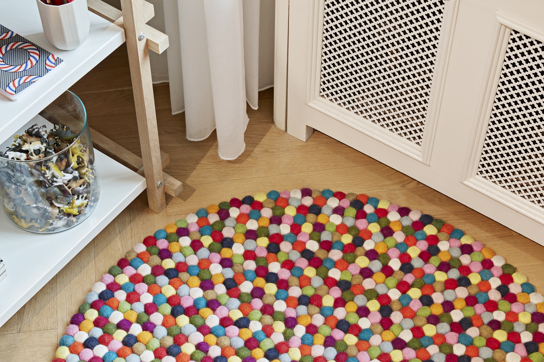 Pinocchio Tapis Ø140 cm Multicolor Hay