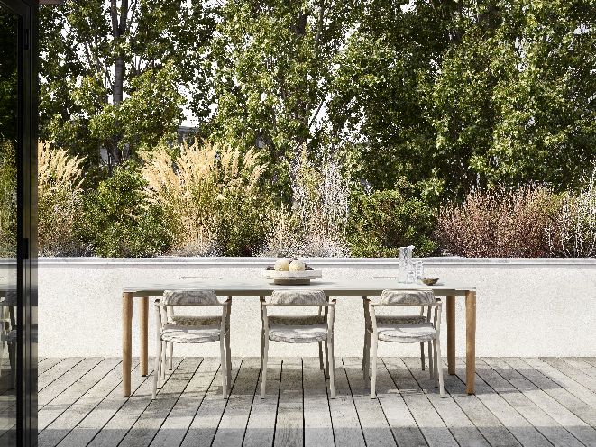 VIPP718-719/ Vipp 718 719 Housse pour ensemble de table et chaises de jardin Vipp
